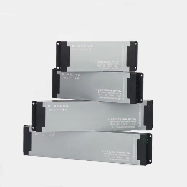 OEM ODM LED Driver for Cabinet Lights Controller Modules LED Transformer 24w 36w 60w 100w 150w 12V Switching Power Supply 24v
