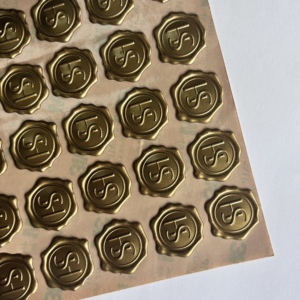 สติกเกอร์ซีลขี้ผึ้งลายใหม่ขายดี สีโรสโกลด์ เนื้อนุ่ม สำหรับติดซองจดหมาย - Product Image 1