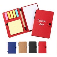 Carnet de notes autocollant personnalisé avec logo, format A6, imprimé offset, pour cadeaux promotionnels