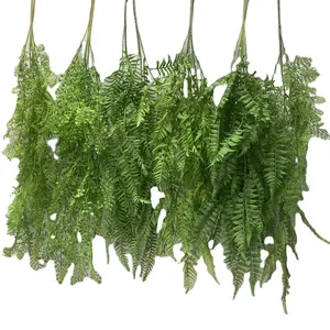 Yapay bitki asma duvar asılı simülasyon Rattan yaprakları yeşil bitki satılık