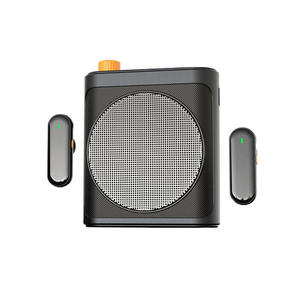 Micrófonos <span class=keywords><strong>de</strong></span> <span class=keywords><strong>solapa</strong></span> inalámbricos <span class=keywords><strong>Amplificador</strong></span> <span class=keywords><strong>de</strong></span> voz Guía turística Altavoz Micrófono Lavalier inalámbrico dual <span class=keywords><strong>con</strong></span> altavoz para enseñar conferencias - Product Image 1