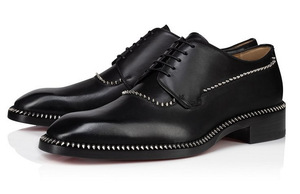 2026 <b>Men</b> Black Studded Oxford <b>Dress</b> Shoes Designer Inspired Lace-Up Formal Business Shoes Red Sole Wedding Footwear - Product Image 6