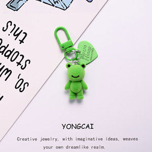 พวงกุญแจรถรูปกบแสนสนุกน่ารักพร้อมจี้ตกแต่งสุดสร้างสรรค์ - Product Image 3