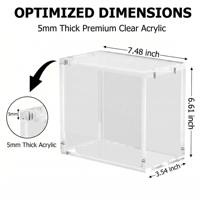 Boîte de présentation transparente en acrylique résistante aux UV pour boîtes Elite Trainer et Booster – Protection optimale