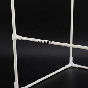 ท่อไฟเบอร์กลาส FRP GRP คุณภาพสูง และข้อต่อพลาสติกสำหรับโครงถุงส่งอาหาร - Product Image 3