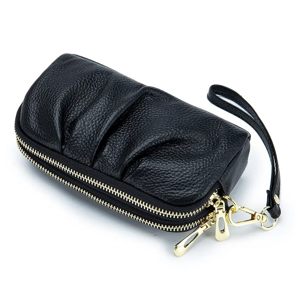 WESTAL femmes en cuir véritable portefeuille pochette grande capacité sac de téléphone portable avec bracelet sac à main en cuir pour femmes pochette portefeuille