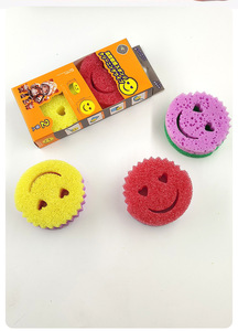 Doble capa 10*3,5 para <span class=keywords><strong>cara</strong></span> <span class=keywords><strong>sonriente</strong></span>, toallita lavavajillas sensible a la temperatura para esponjas, estropajos - Product Image 3