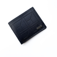 Grosir langsung dari Cina PU kulit pria dompet dengan fitur RFID anti-maling terbuka penutupan pola benang harga murah