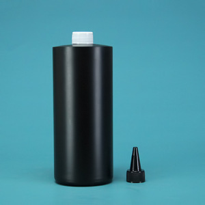 Sang trọng 50ml Pet nhựa hình vuông Bóp keo chai tùy chỉnh vòi phun tip cap với Giao hàng nhanh miệng nhỏ mực sơn - Product Image 2