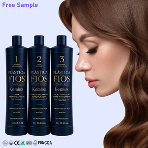 Traitement capillaire lissant et volumisant Joynna Brazilian Keratin Organic Anti-Dandruff avec huile d'argan et formule crème - Product Image 1