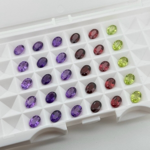 Gemme HQ: <span class=keywords><strong>Ametista</strong></span> Naturale Originale dal Brasile, Taglio Ovale 2x3-8x10mm, Prezzo al Carato - Product Image 4