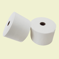 Prix bas, forte absorption d'eau, 100% pâte de bois vierge, serviette en papier biodégradable résistante à la graisse, rouleau jumbo