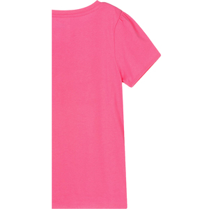 T-shirt à manches courtes à col rond pour femme, style streetwear, respirant, écologique, personnalisé, brodé, uni, en molleton biologique - Product Image 5