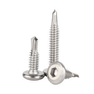 410 a croce in acciaio inossidabile con testa a incasso a vite autoforante a testa tonda a coda di rondine autoforante M3. 5 - M6.3 - Product Image 2