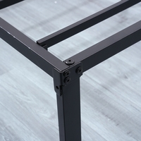 Base de lit en acier robuste, conçue avec soin, directement de l'usine, à prix abordable, capacité de 3500 lb, avec tête de lit