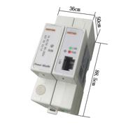 Terminal de Communication de passerelle sans fil AWT100-LoRaWAN DC24V AC/DC220V RS485 Modbus-RTU technologie de chien de garde intégrée triphasée