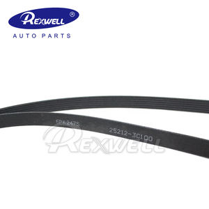 Duurzaam Met Serpentine V-Geribbelde Riem Dynamo Riemen 25212-3c100 Voor Hyundai Sonata <span class=keywords><strong>Kia</strong></span> Sorento 6pk2475 Ventilatorriem Echt Nieuw - Product Image 4