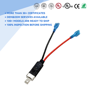 كابل محول لمصباح LED H1 12 فولت، كابل محول من واحد إلى اثنين لمصباح H1، كابل لمصباح أمامي H1 12 فولت 24 فولت بقابس مستقيم - Product Image 2