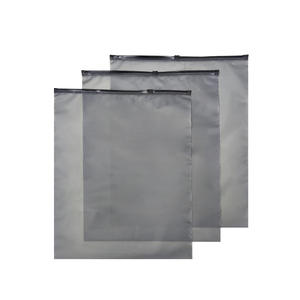 ถุงบรรจุภัณฑ์พลาสติกรีไซเคิลได้สำหรับงานแสดงสินค้าซูเปอร์มาร์เก็ตด้ามจับซิป ldpe/HDPE โลโก้พิมพ์แบบกำหนดเอง - Product Image 2