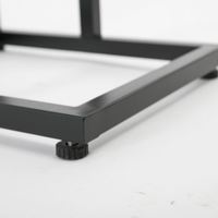 Table de chevet mobile moderne en L pour canapé, canapé C, ordinateur portable, bureau, café, table d'appoint avec cadre en métal