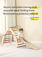 Piklers Triangle Set Enfants Cadre D'escalade Structure En Bois Montessori Jouets Grimpeurs D'intérieur Structures De Jeu Montessori Gym