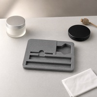 Palette de fards à paupières personnalisée avec fermeture magnétique, insert miroir, boîte rigide, plateau intérieur