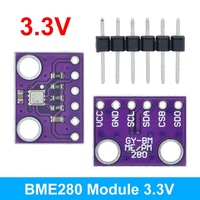 TZT BME280 3.3V/5V capteur numérique température humidité capteur de pression barométrique Module I2C SPI 1.8-5V/3.3V pour Arduino