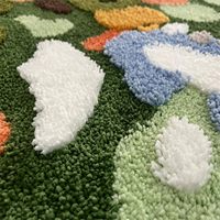 Tapis de bain 3D mousse tapis de dessin animé résistant à la moisissure tapis de salle de bain pour enfants antidérapant à séchage rapide pour chambre d'enfant
