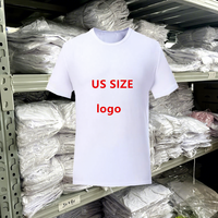 T-shirts de sublimation 100 % polyester effet coton, tailles US, vierges, personnalisables, impression de logo pour hommes