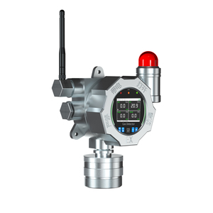 Industrial Wall-Mounted Gas Detector Aluminum Alloy Fixed <b>Monitor</b> with LCD Display & Sound-<b>Light</b> Alarm - Product Image 2