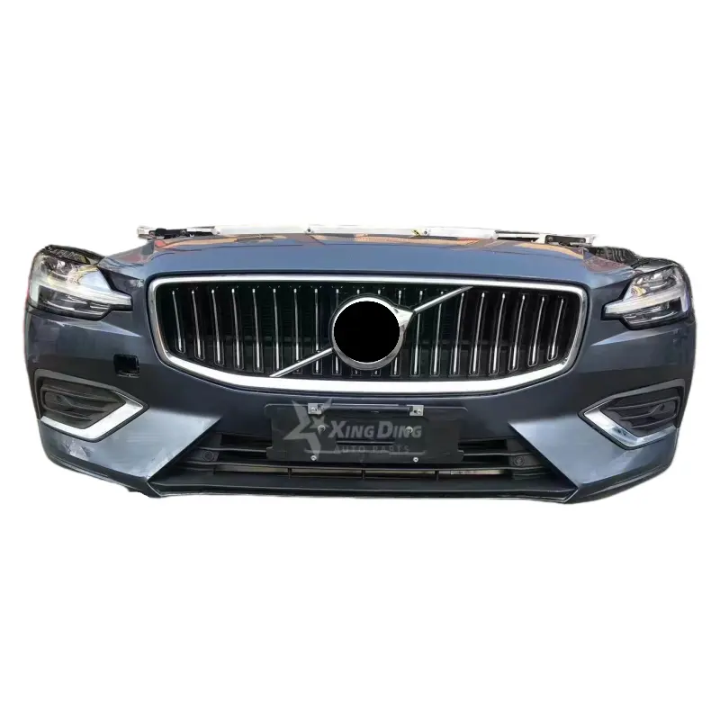 2016-2023 Volvo S60 için en popüler ön tampon ile grille araba tampon vücut kiti ön burun