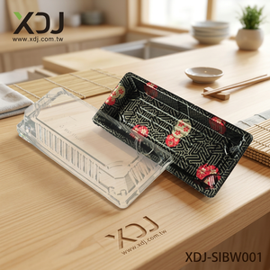 Taiwan Recyclable Plastic Sushi <b>Container</b> <b>Takeaway</b> Food Packaging Box with Recycled Materials - Product Image 2