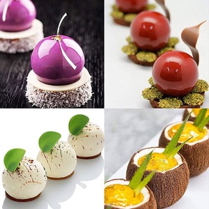 Moldes de Silicona en Forma de Esfera 3D, Molde para Pastel de Mousse, Molde de Silicona para Hornear Pasteles, Postre Francés - Product Image 4