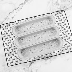 Ensemble d'outils et d'équipements <span class=keywords><strong>de</strong></span> pâtisserie en silicone antiadhésif pour pain français, gâteaux et pâtisseries carrées, style simple, Amz Hot - Product Image 3