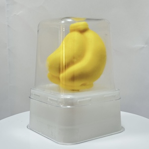 Crème glacée aromatisée de haute qualité surgelée, banane 3D, goût excellent, bâtonnet glacé au chocolat, boîte certifiée halal - Product Image 3