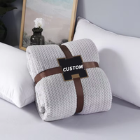Luxuriöse Hochwertige Raschel-Fleecedecke Einfarbig Weich Warm Gemütlich für den Winter für Sofa und Bett Flanell-Großhandel