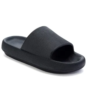 Sandalias de plataforma para mujer Comfort Athletic Pillow Slides Logotipo personalizado Ducha Baño Deportes Inicio Sliders Zapatillas para hombres