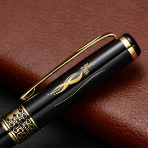 Vente flash - Stylo à bille en métal personnalisé avec logo DIY, design fin en aluminium, encre bleue, largeur d'écriture 0,5 mm - Product Image 3