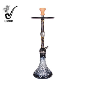 Set de Narguile de Lujo, Cachimbas de Metal de Aluminio <span class=keywords><strong>Inimitable</strong></span> con Soporte Triangular, Caja de Regalo Personalizada, Cachimbas, Shesha, Huka, Sheesha - Product Image 2