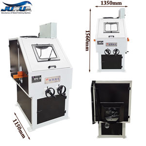 Mesin Poles, Penghalus, dan Penggiling Pipa Bulat JUHUA, Mesin Pengamplas Sabuk Otomatis untuk Permukaan Logam Batang Bulat - Product Image 3