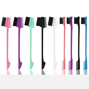 Venta al por mayor 3 en 1 multiefecto cepillo de doble cara peine cerdas de jabalí fuerte control de bordes cepillo de pelo peluquería - Product Image 1