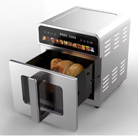 Freidora de Aire Digital de Acero Inoxidable de 10L y 1700W con Certificación ETL CE CB BIS SASO GCC EAC, Venta al por Mayor Directa de Fábrica OEM