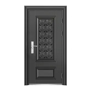 Exterior Preço mais barato Modern Main Entrance Interior Door Front Security Steel Door