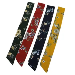 Популярные длинные полиэфирные роскошные шарфы для женщин 2024 новая мода высокое качество полиэстер шарф
