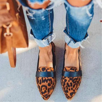 Vente en gros directe usine ODM OEM – Mocassins pointus en daim souple antidérapants à talon bas pour femmes, idéaux pour le travail et les tenues décontractées