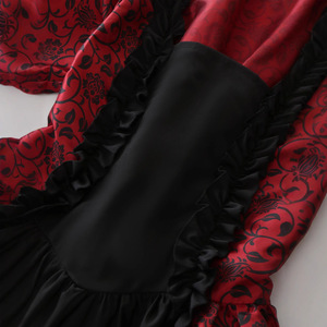 <span class=keywords><strong>Robe</strong></span> de soirée médiévale gothique Renaissance <span class=keywords><strong>Marie</strong></span>-<span class=keywords><strong>Antoinette</strong></span> à manches évasées, style victorien, pour cosplay - Product Image 4