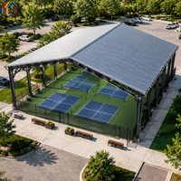 Edificio Deportivo de Gran Envergadura con Estructura de Acero para Cancha de Pickleball Interior, Gimnasio y Centro Recreativo