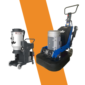Pulidora de Pisos de Concreto Industrial de Alta Potencia de 375 mm con Motor Manual, Aspiradora Industrial, Máquina de Pulir y Desbastar - Product Image 1