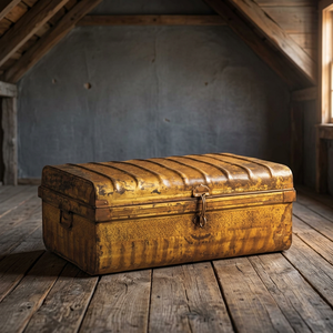 Rustic Iron Storage <b>Box</b> for Living Room and Bedroom Furniture - Product Image 6