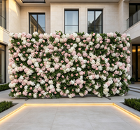 Système de mur végétal artificiel modulaire, panneau de verdure pour jardin vertical personnalisé, pour projets commerciaux, fournisseur de décoration de projets